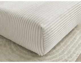 Кремава табуретка от рипсено кадифе Lucien – Bobochic Paris