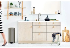 Сиво стоманено кошче за боклук с педал 30 l NewIcon – Brabantia