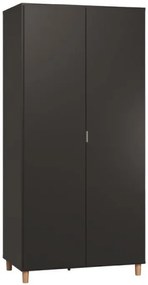 Гардероб Simple 2-врата-Black