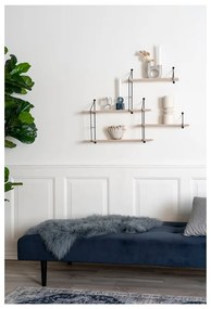 Черен рафт от масивна дървесина Pavlovnia Harlem Hyde - House Nordic