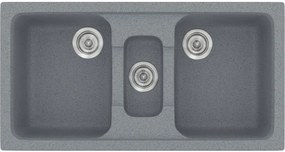 Мивка Sanitec 325-Metallic Silver