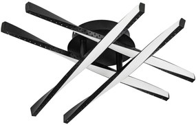 Eglo 75683 - LED таванно осветително тяло ADEJE LED/19W/230V черно