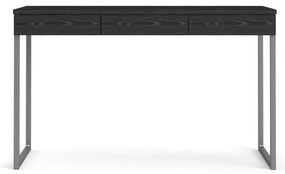 Черна работна маса , 126 x 52 cm Function Plus - Tvilum