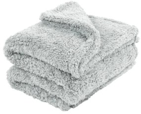 Сиво плюшено одеяло , 130 x 170 cm Teddy - Tiseco Home Studio