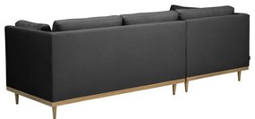 Тъмно сив ъглов диван , ляв ъгъл Larsen - Max Winzer