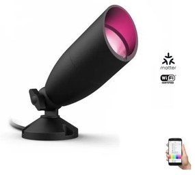 WiZ - LED RGBW Димируем екстериорен спот SPOT LED/4W/12V IP65 Wi-Fi