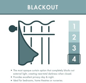 Черни затъмняващи пердета в комплект от 2 бр. 168x229 cm Wilson – Catherine Lansfield