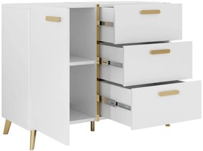 Бюфет Picru 1D3SZ-Бяло Gualistero