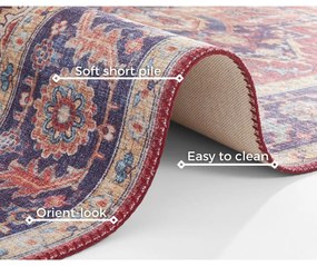 Червен и лилав килим , 120 x 160 cm Anthea - Nouristan