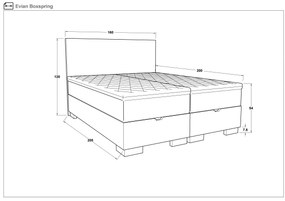 Спалня Боксспринг 160/200 Евиан