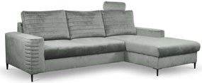 Ъглов диван Consuegra-Сив