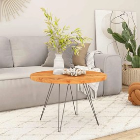370046 vidaXL Плот за маса, Ø40x2,5 см, кръгъл, акациево дърво масив