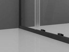 Mexen Exo плъзгаща се душ кабина 120 x 90 см, прозрачна, черна - 8151-120-090-70-00