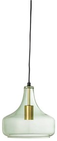 Зелено висящо осветително тяло със стъклен абажур ø 25,5 cm Yuser – Bloomingville