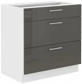 Подов шкаф Lyona 80 D 3S BB-Gkri