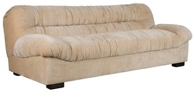 Бежов кадифен диван 214 cm Douglas – Dutchbone
