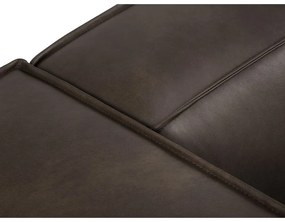 Ъглов диван от кафява кожа (десен ъгъл) Madame - Windsor &amp; Co Sofas