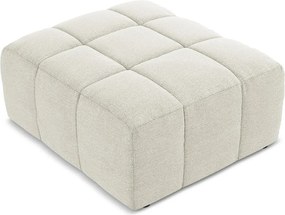 Бежова табуретка от прежда с примки от букле Aloha – Makamii