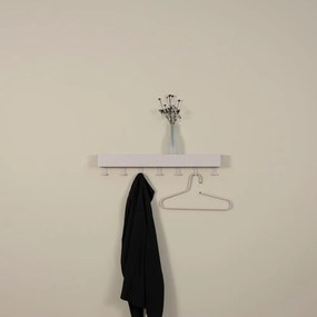 Сиво-бежова метална стенна закачалка с рафт Dax Play - Spinder Design