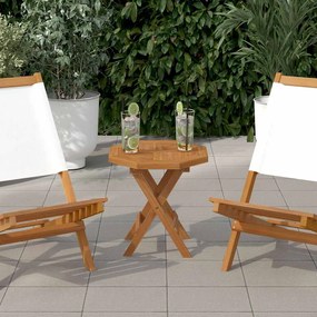 366662 vidaXL Плот за маса 40x40x2,5 см осмоъгълен масивен бук