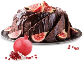 Кафява силиконова форма за торта "Цвете", ø 23,5 cm - Orion