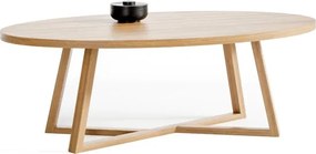 ОАЗИС Естествен дъб - ДЪРВЕНА ХОЛНА МАСА МОДЕРНА ОВАЛНА