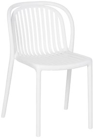 Бял пластмасов трапезен стол Alia – Ixia