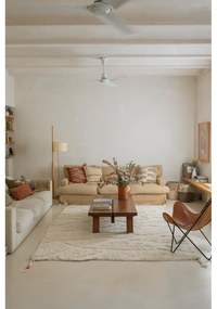 Бял ръчно изработен вълнен килим подходящ за пране 170x240 cm Enkang Ivory – Lorena Canals