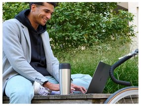 Чаша за път в сребрист цвят 360 ml – Tefal