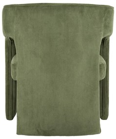 Зелено кресло от рипсено кадифе Vigor – Leitmotiv