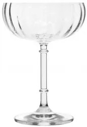 Lucaris - Стъклена чаша за коктейли на столче 205мл SAUCER CRYSTAL-ORIENT-(4LS13SC07E)