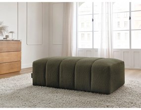 Зелена табуретка от прежда с примки от букле Annecy – Bobochic Paris