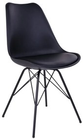 Черни трапезни столове в комплект от 2 броя Oslo - House Nordic