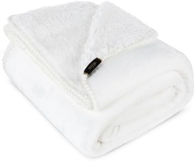 Приятно топло одеяло в бяло Ширина: 200 см | Дължина: 220 см