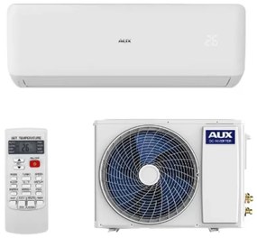 Инверторен климатик AUX ECO ASW-H09B5A4/FAR3DI-C0, 9000 BTU, А++/А+, До 18 м2, Самопочистване, Самодиагностика, Режим Сън, Бял