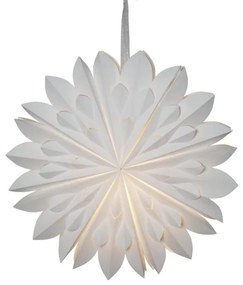 Бяла коледна украса , ø 60 cm Clipp - Star Trading