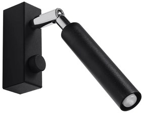 Черен прожектор 10x3 cm Tiden – Sollux