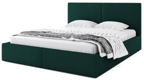 Тапицирано легло NICKY 2, 140x200, зелено