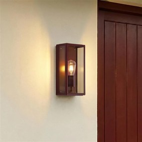 Класически външен стенен фенер червен IP44 - Rotterdam