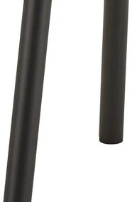 ФИОРА Теракота (тъкан Апиа 272) / черни крака – МОДЕРЕН ТАПИЦИРАН С ЧЕНИЛ СТОЛ ЗА ДНЕВНА/ТРАПЕЗАРИЯ