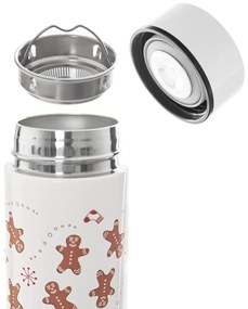 Бял термос 400 ml - Orion