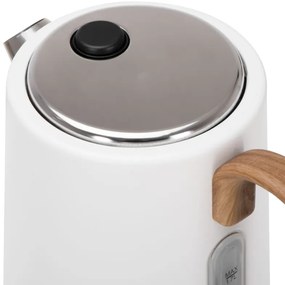 Електрическа кана Adler AD 1352, 2200W, 1.7 л, STRIX, Въртяща се основа, Автоматично изключване, Бял