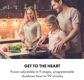 Klarstein Delicatessa 3 Flex, индукционен котлон, 3 зони, 6600 W, керамична повърхност, черна