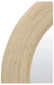 Стенно огледало с ратанова рамка ø 109,5 cm Piedre - Light &amp; Living