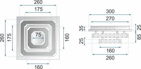Плафон LED 24W APP410-C