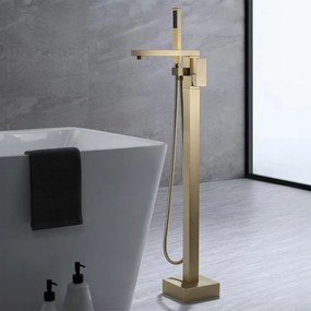 Cмесител-свободно стоящ  Rea TERY Gold Brush