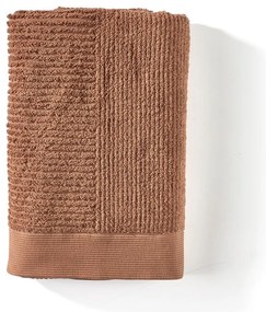 Оранжево-кафява памучна хавлиена кърпа 70x140 cm Terracotta – Zone