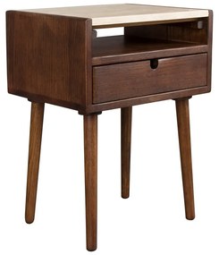 Кафяво нощно шкафче Arda – Dutchbone