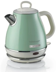 Електрическа кана Ariete VINTAGE 2868/04, 1630W, 1 л, Метален корпус, Бързо завиране, Безжична основа, Зелен