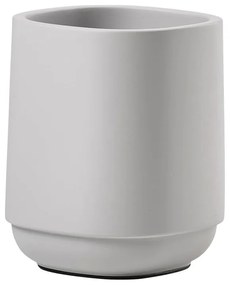 Светлосива бетонна чаша за четки за зъби Time - Zone